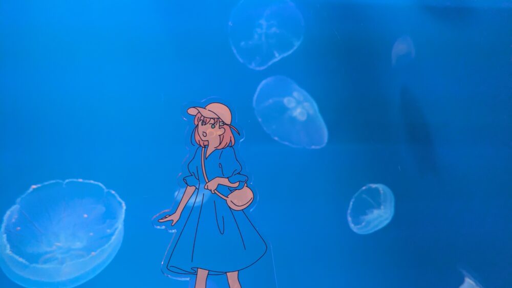 空*教様 てぃんくる 版画 UNDERWATER BLUE ROSE 空*教様 てぃんくる